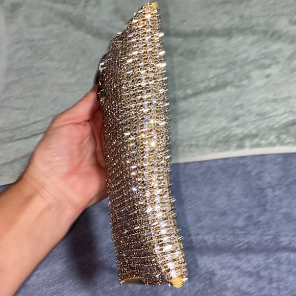 Gorgeous Isabella Adams evening crystal dragonfly evening bag bridal clu… - Picture 7 of 12